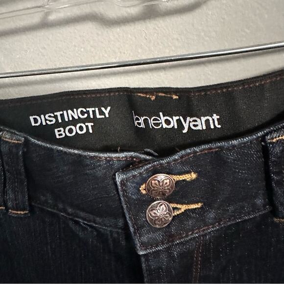 Lane Bryant Bootcut Dark Wash Mid Rise Jeans Womens 14 Distinctly Boot - Picture 3 of 4